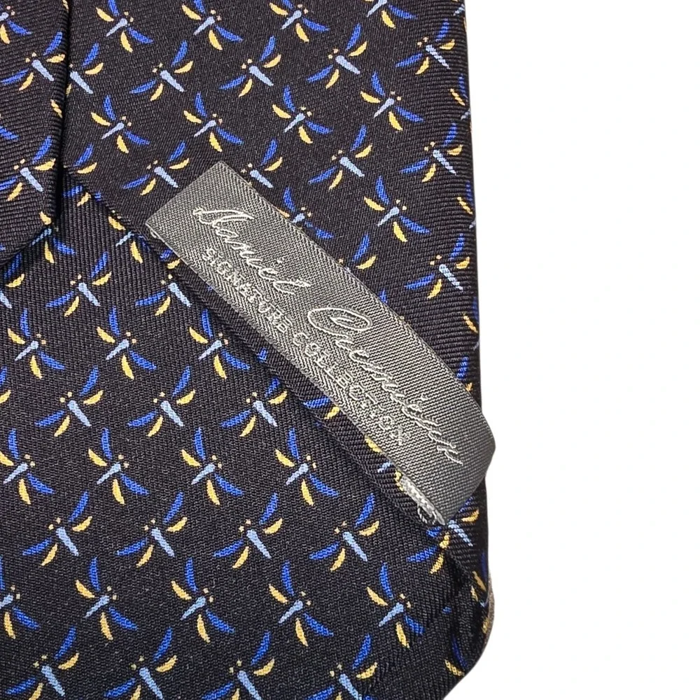 DANIEL CREMIEUX Hand Made in Italy Tie Blue 100% Silk Limited‎ Edition #7/234